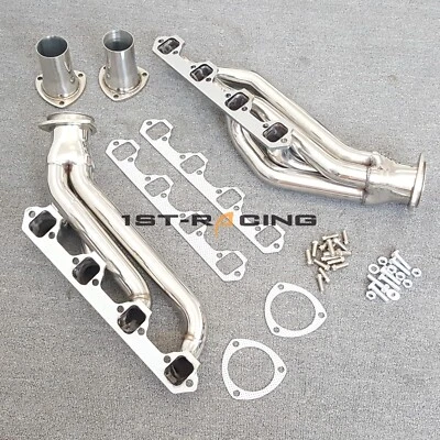 Cabezales de escape para bloque pequeño 64-73 Ford Mustang Maverick Falcon 289 302 SBF Foto 1 de 4