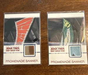 Star Trek Deep Space Nine C20 C21 Promenade Banners - Relic Cards Rare Combo - Picture 1 of 2
