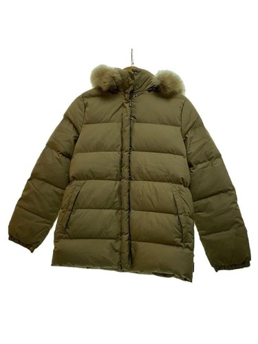 Piumino lungo MONCLER O poliestere color panna tinta unita 49353 90 69950