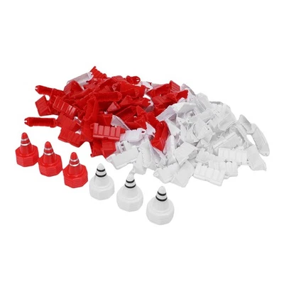 New 120pcs RC Car Racing Track Fence Set For Drift Field With Road Cones - Image 1 of 4