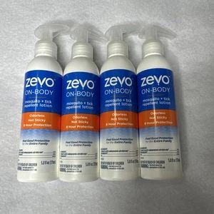 Zevo On Body Mosquito + Tick repellent Lotion 5.8 fl. oz (4 Set) - Picture 1 of 6