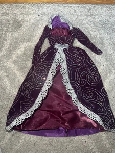 Mattel Fashion Outfit Barbie Winter Fantasy 1996 Kleid Dress Plum Only ohne Puppe - Bild 1 von 3