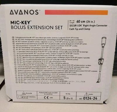 Juego de extensión de bolo de llave de micrófono Avanos 24 pulgadas Ref# 0124-24. Exp 9/18/27 Foto 1 de 2