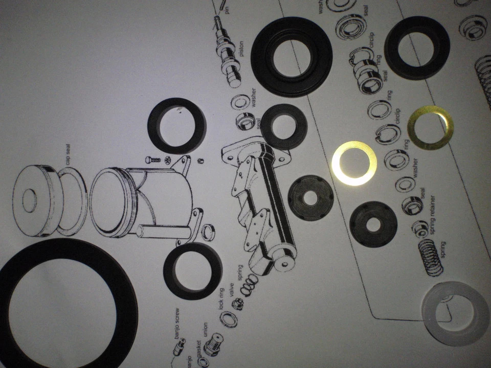 SAAB 95 96 V4 Sonnet NUEVO Kit Cilindro Maestro Freno 1969-70 SSB798 Foto 1 de 1