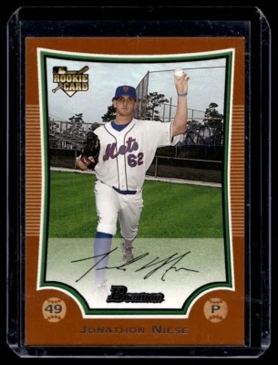 2009 Bowman Orange Jon Niese 178/250 #210 - Image 1 of 2