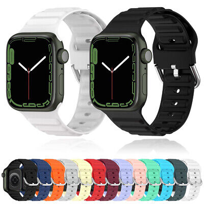 Silicone Sport Band Strap For Apple Watch Series 8 7 6 5 SE Ultra 49/44/41/45mm • 5.99€
