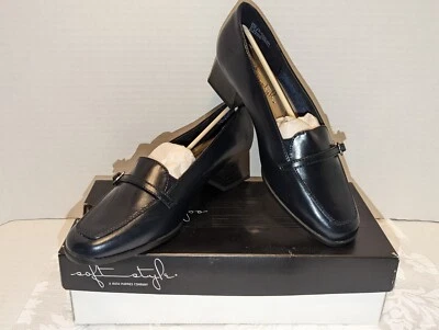 Zapatos de vestir para mujer estilo suave Hush Puppies estilo deslizante 74871 azul marino liso talla 6,5 M Foto 1 de 4