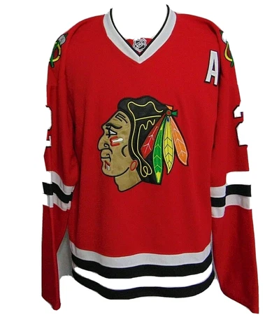 Duncan Keith #2 Chicago Blackhawks NHL Jersey Mens 50 CCM Sewn Alternate Red Cover