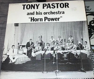 TONY PASTOR & HIS ORCHESTRA “HORN POWER” LP Records Set BIG BAND SWING JAZZ NM - Image 1 of 3
