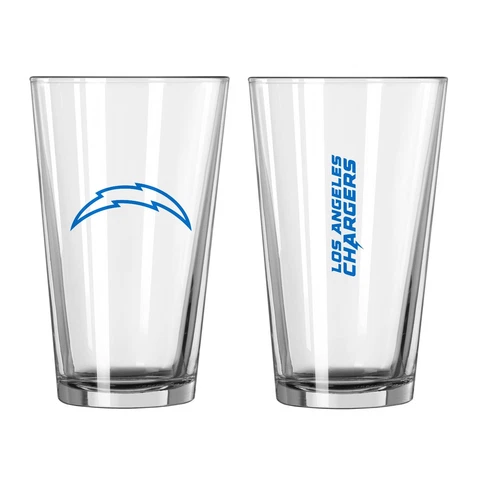 Los Angeles Chargers Boelter NFL Game Day 16oz Pint Glass(1) FREE SHIP!! Cover