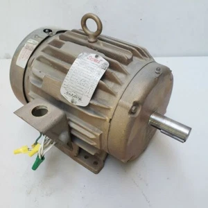 Baldor EM3665T 5HP 208-230/460V, 1750 RPM, 3PH Electric Motor , g24b - Picture 1 of 3