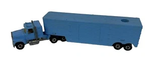 Hot Wheels Light Blue Ford LTL Truck Cattle Steering Rig Semi Cab Hong Kong 1981 - Picture 1 of 9