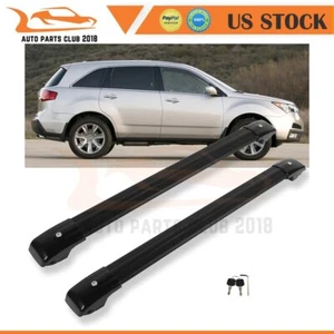 Black Roof Rail Rack Cross Bar Luggage Carrier For 2010-2014 GLK 280 GLK350 car - Picture 1 of 8
