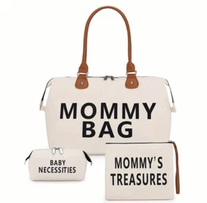 Casual Adorable 3 Piece Mommy Diaper Bag Set - Baby And Mommy Bags - Picture 1 of 5
