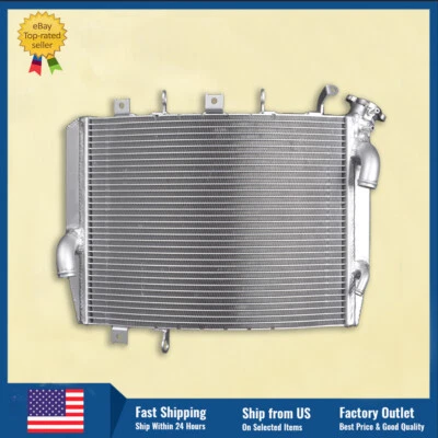 All Aluminum Radiator For 2005-2006 Kawasaki Ninja ZX-6R ZX6RR ZX600 ZX636 New Foto 1 de 4