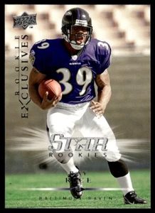 2008 Upper Deck Rookie Exclusives Ray Rice Baltimore Ravens #RE42 - Picture 1 of 2