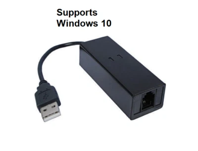 Modem dati fax vocale esterno USB 56K Windows 10 / 8 / 7 / XP / Vista - Immagine 1 di 4