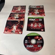 NBA 2K16 (Xbox One, 2015) Disc Manual Cover Art Poster Only TESTED