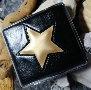 Zigarettenetui Zigaretten Etui Dose Box Leder Design Motiv Serie mit Stern Gold - Bild 1 von 5
