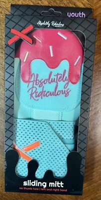 Absolutely Ridiculous ARIA Miami Ice YOUTH Sliding Mitt NEW Baseball