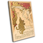 Art Nouveau Poster  Vintage CANVAS WALL ART Picture Print VA