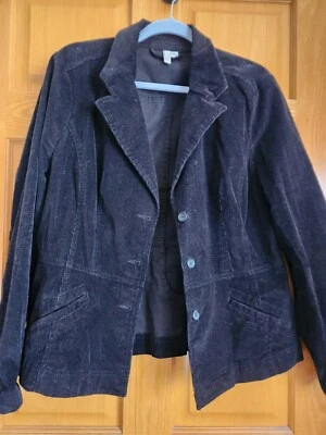 Blazer mujer St. Johns Bay pana negra talla X Foto 1 de 4