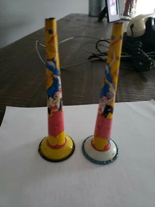 2 VINTAGE U.S. METAL TOY MFG. CO. DANCE PARTY TIN LITHO NOISEMAKER RARE $$ - Picture 1 of 1