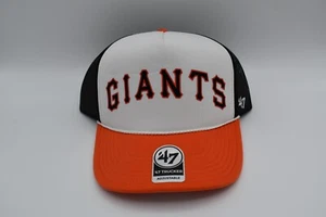 '47 Brand San Francisco Giants MLB Adjustable Strapback Tucker Hat orange/schwarz - Bild 1 von 5