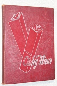 1943 Jackson High School Yearbook Annual Jackson Ohio OH - Osky Wow 43 - Picture 1 of 8