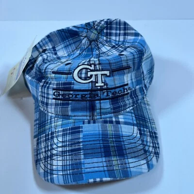 Georgia Tech Chaquetas Amarillas El Juego Correa Trasera Bordada Retro Logo Sombrero Nuevo con Etiquetas Foto 1 de 4