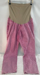 Motherhood Maternity Pink Jeans w/ Panel Size M TF - Picture 1 of 5