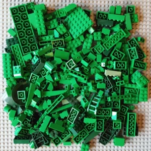 Lot #1 - 300 All Green LEGO Bricks, Plates, and Specialty Parts - Picture 1 of 3
