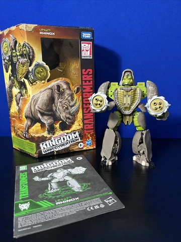 Transformers Kingdom WFC Rhinox Complete Voyager Class Cover