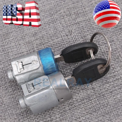 For 1995-1999 GMC C1500 K1500 Truck Front Driver & Passenger Side Door Lock Kit - Изображение 1 из 4