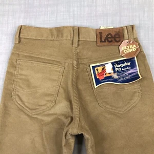 Vtg NWT Lee Riders 30x30 (SEE) Corduroy Pants Tan Regular Fit Boot Cut USA Made - Picture 1 of 17