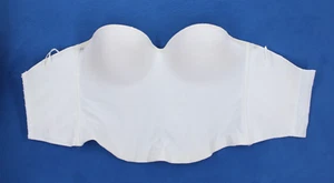 Lilyette 829 Underwire Bridal Lined Boned Bustier Bra Size 36D #H3473 - Picture 1 of 5
