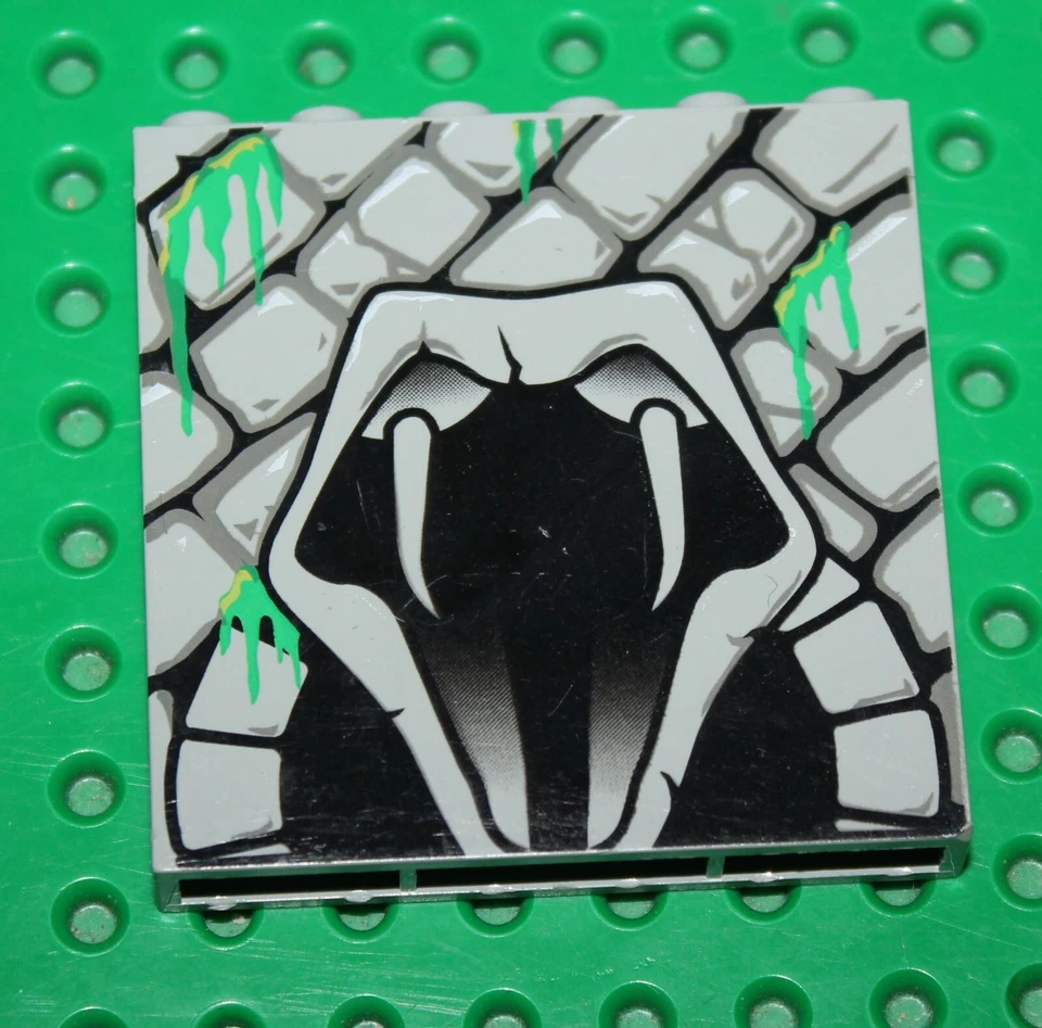 Lego Harry Potter OldGray Brick 1x6x5 ref 3754pb03 set 4730 Chamber of Secrets - Photo 1/1