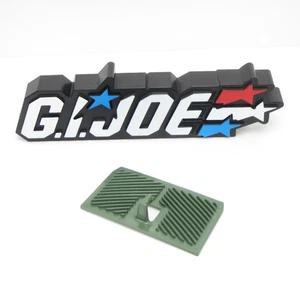 Placa de enganche de remolque trasero MOBAT - pieza de vehículo GI Joe ARAH vintage 1982 - Imagen 1 de 3