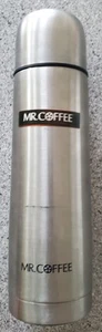 Mr. Coffee 16oz Crowell Silver Stainless Steel Thermal Travel Tumbler - Picture 1 of 5