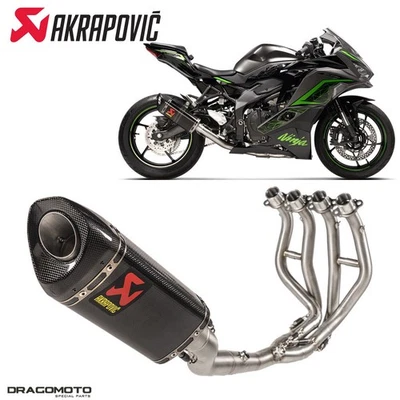 Escape completo KAWASAKI ZX-4 RR 400 ABS Ninja 2025 AKRAPOVIC Carbono RC S-K2... - Imagen 1 de 4