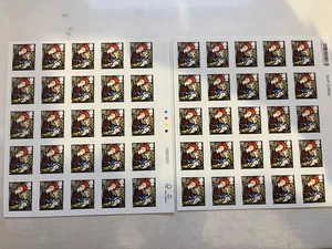 Briefmarken 1. Klasse First Class Briefmarken nagelneu Barcode Bogen 50 Marken - Bild 1 von 1