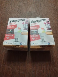 Energizer Smart White & Multi-Color Dimmable LED Light 2 light bulbs - Picture 1 of 1