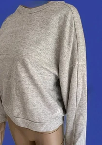 Adidas Shirt langarm Pullover grau Gr.S -34/36 w.Neu - Bild 1 von 4