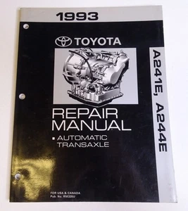 1993 Toyota MR2 Celica Paseo A241E A244E Automatic Transmission Repair Manual - Picture 1 of 11