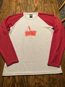 Camicia vintage Burton Snowboards Ronin termica LS Y2K skate waffle maglia taglia S made in USA - Foto 1 di 9