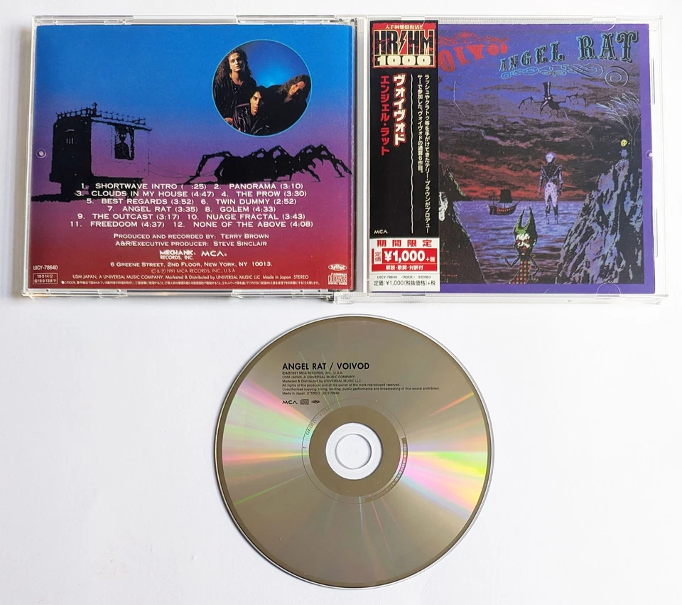 VOIVOD Angel Rat CD 1991/2018 Universal Japan Import TERRY BROWN 12-Tracks Foto 1 de 1