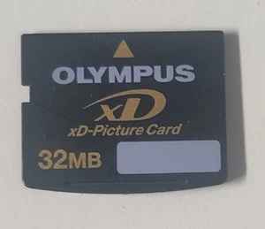 Olympus xD Picture Card 32MB MEGABYTE Camera Memory Card W/ Fast Free Shipping! - Picture 1 of 2