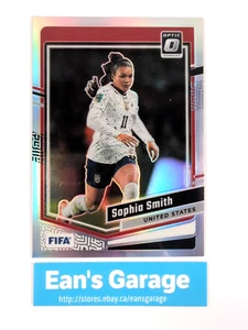 2023-24 Panini Donruss Soccer Sophia Smith #66 Optic Silver Prizm USA - MN - Imagen 1 de 5