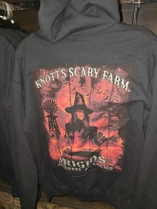2025 knott's berry farm scary farm hoodie sz small to 2XL - Picture 1 of 2