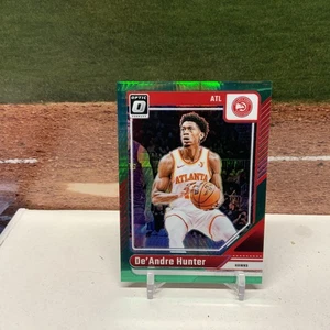 2024-25 Panini Donruss Optic De’Andre Hunter #50 Green Prizm /249 Hawks - Foto 1 di 2